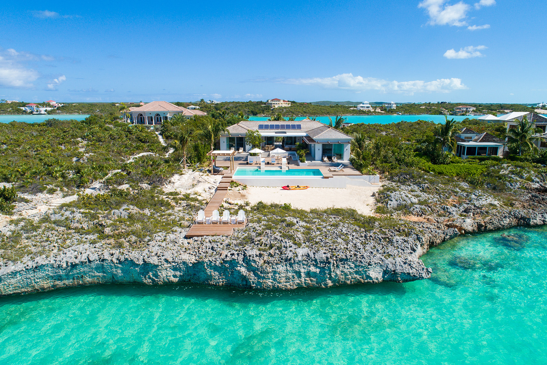 Aerial photo of Hesperides House