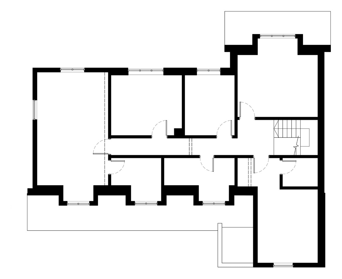 The proposed first floor plan